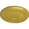 Ekena Millwork Randee Ceiling Medallion (Fits Canopies up to 3 7/8"), Hand-Painted Rich Gold, 20"OD x 1 3/8"P CM20HARGS - alternate 4